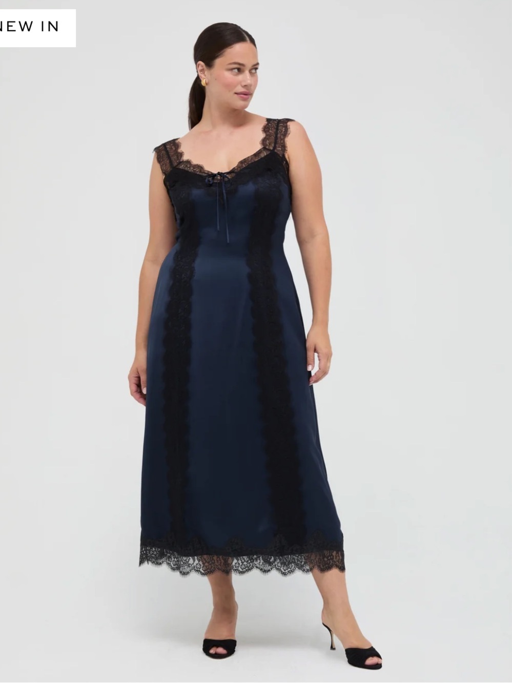 Hill House Home The Winsome Dress in Midnight Navy Size XL